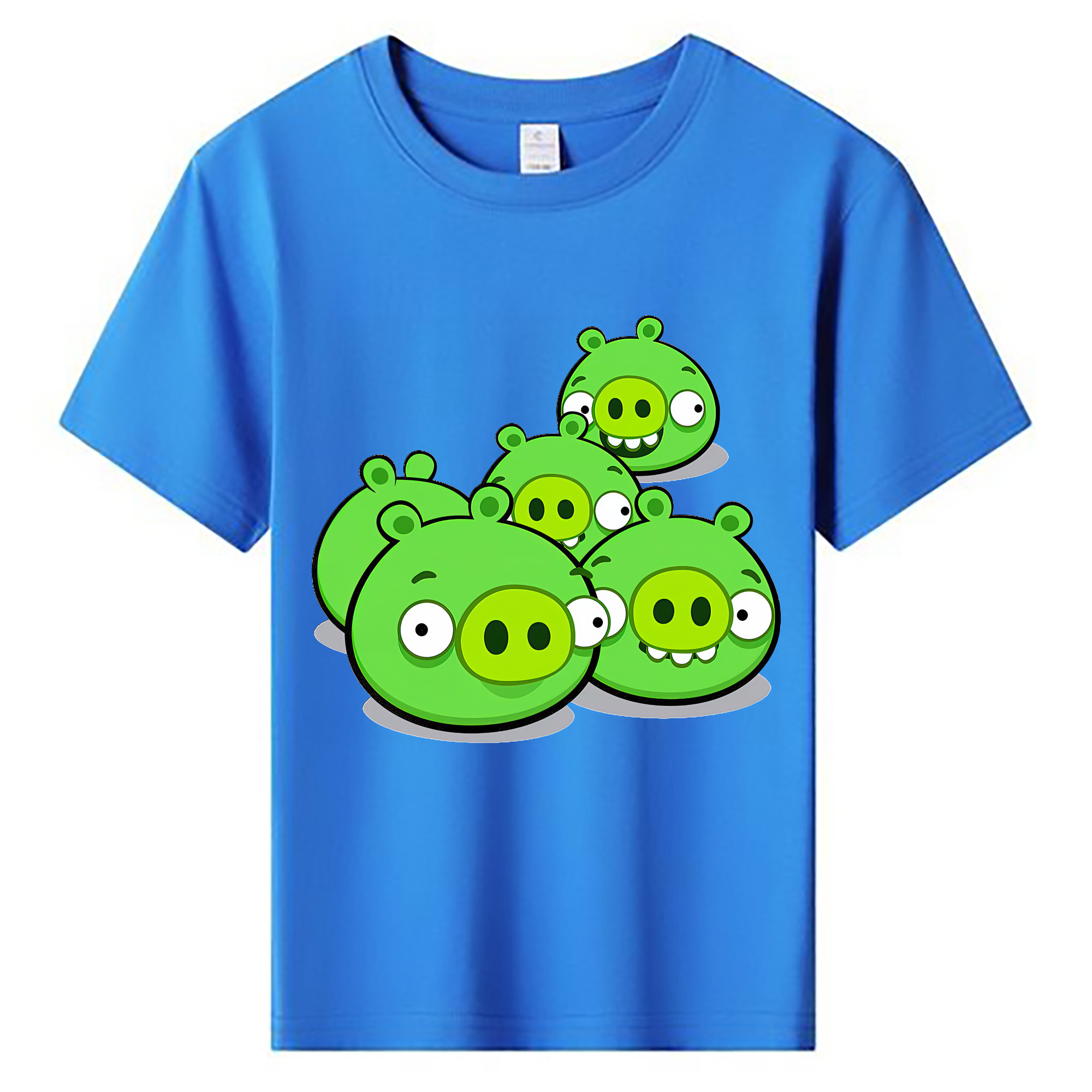 （画像用） Angry Birds アングリーバード 綿100％キッズTシャツ（フロントプリント）